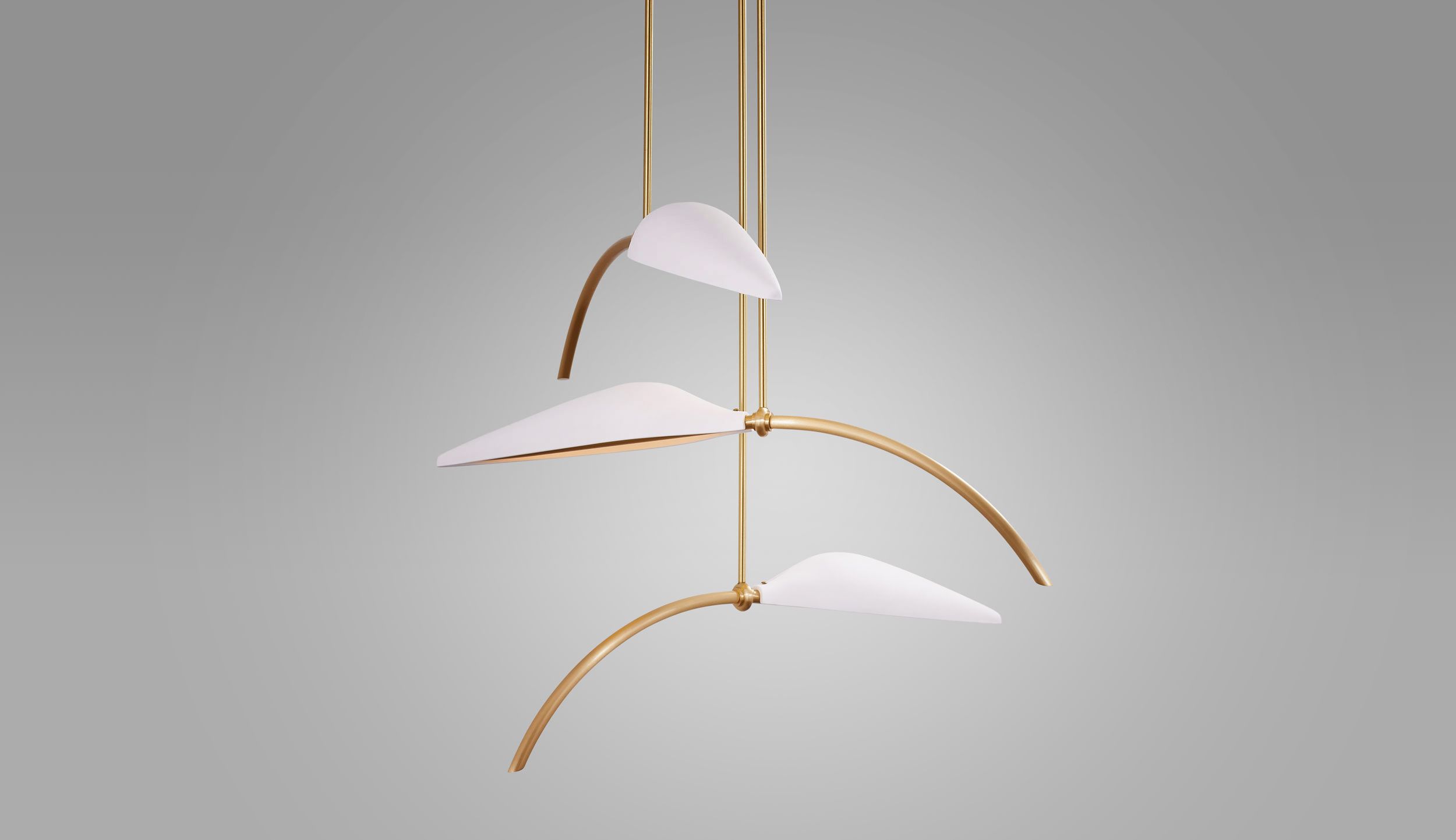 The Boyd Lighting Spire Series, The Spire Leaf Pendant is a poetic and architectural pendant for residential and commercial spaces, designed meets poetry in beautiful lighting.